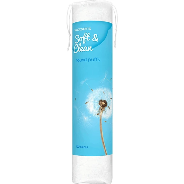 Round Facial Cotton Puffs 100S ürün görseli 1