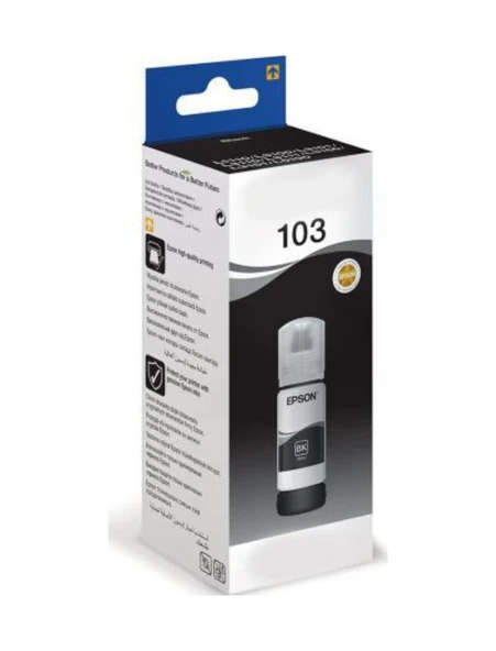 EPSON 103 SİYAH MÜREKKEP ürün görseli 1