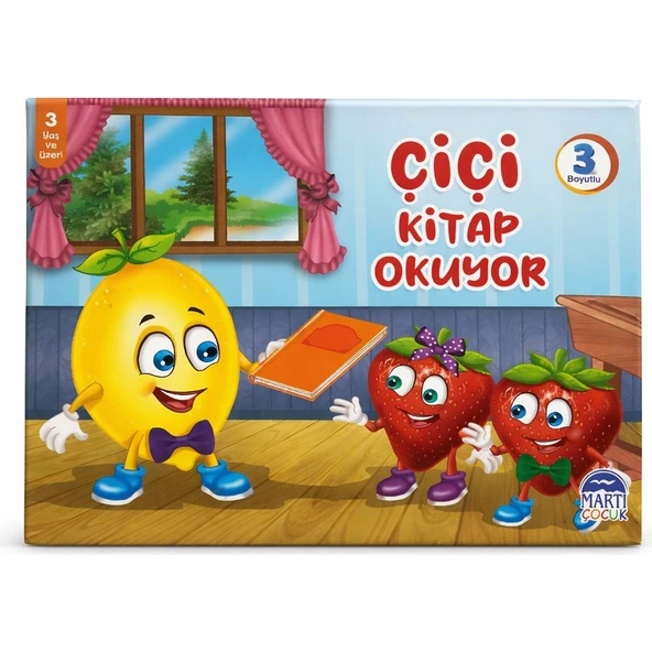 Çiçi 3 Boyutlu Masal Serisi - Çiçi Kitap Okuyor ürün görseli 1