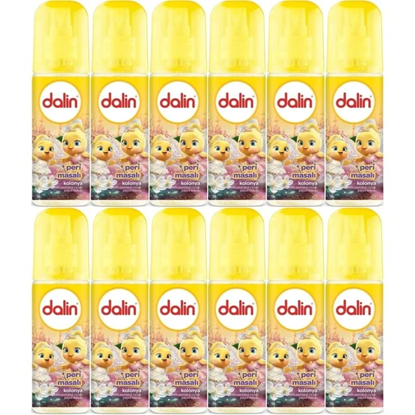 Dalin Bebek Kolonyası 150ML Peri Masalı (Yasemin-Portakal Çiceği-Paçuli Kokulu) (12 Li Set) ürün görseli 1