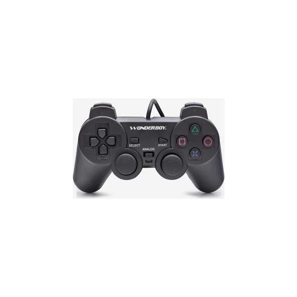 Wonderboy Analog Bilgisayar Usb Oyun Kolu W201 USB Bağlantı Tipi ile PC ve Konsol Desteği ürün görseli 1