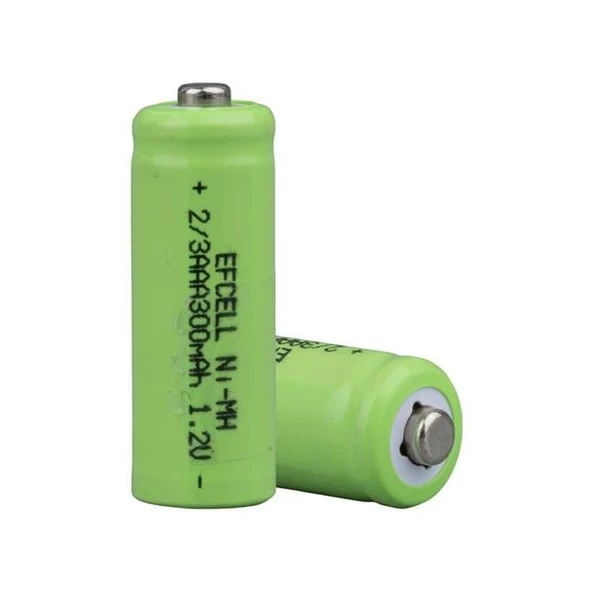 Efcell NI-MH 2/3AAA 300 Mah 1.2 Volt Başlıklı Pil ürün görseli 1