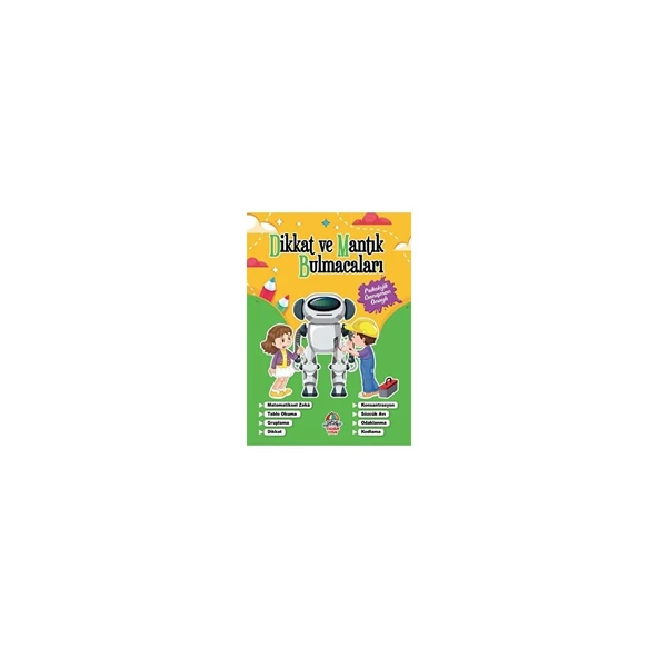 Dikkat ve Mantık Bulmacaları - Yeşil Kitap ürün görseli 1