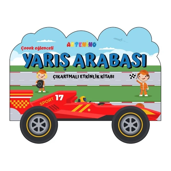 Taşıtlar Serisi / Yarış Arabası Çıkartmalı Etkinlik Kitabı ürün görseli 1