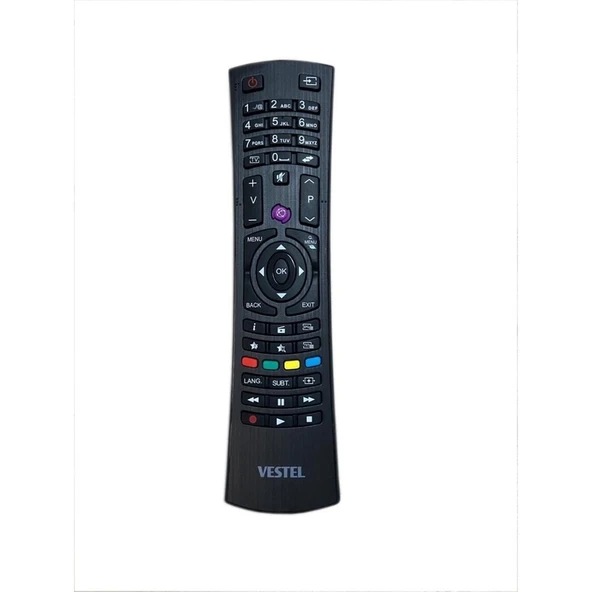 RCA4891 Televizyon Kumandası Siyah Renk Uyumlu Vestel Markası İçin Pratik Kontrol ürün görseli 1