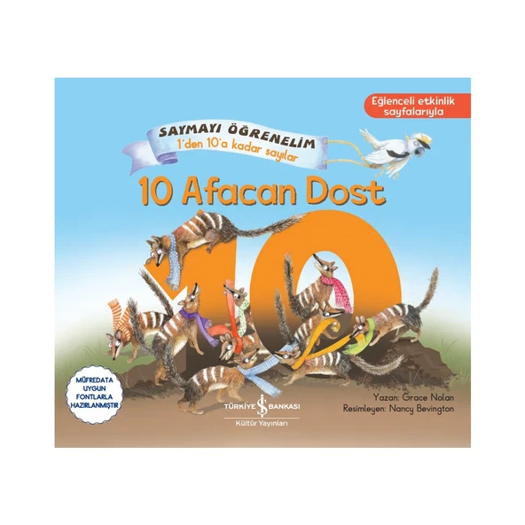 10 Afacan Dost – Saymayı Öğrenelim 1’den 10’a Kadar Sayılar – Grace Nolan ürün görseli 1