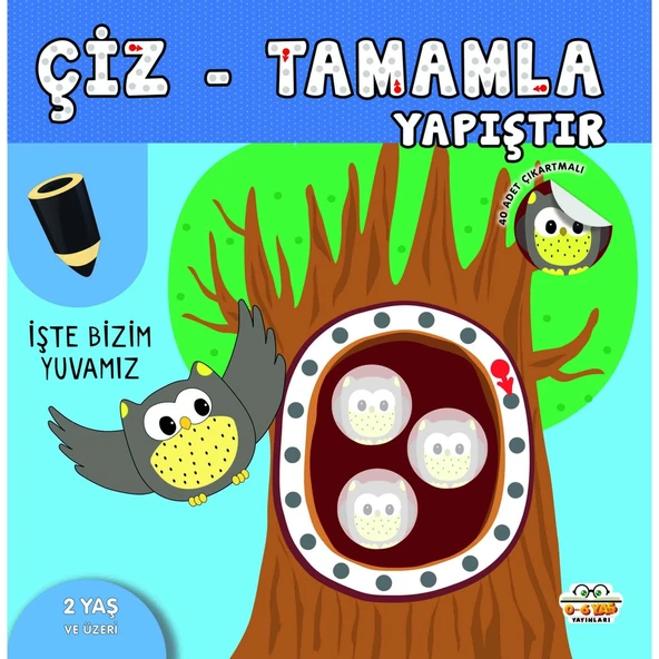 Çiz-Tamamla-Yapıştır / Işte Bizim Yuvamız ürün görseli 1