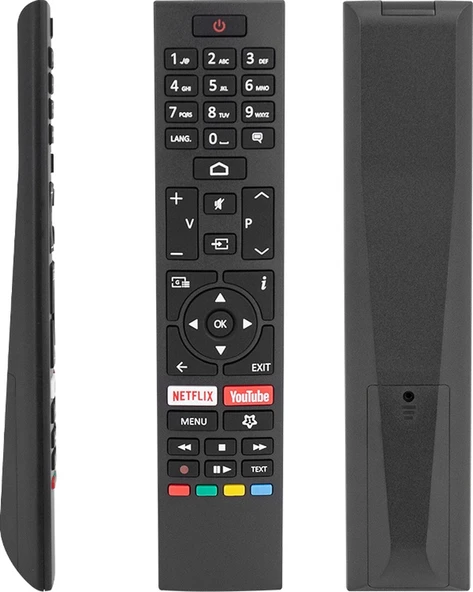 Vestel Uyumlu Rc43157 Ct-8557 H0369 Netflıx-youtube Tuşlu Lcd-led Tv Kumanda 4674 ürün görseli 1