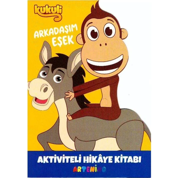 4+ Yaş Eğitici Eğlendirici Kukuli Aktiviteli Hikaye Kitabı - Arkadaşım Eşek ürün görseli 1