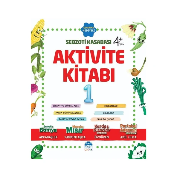 Aktivite Kitabı 1 – Sebzoti Kasabası - Eda Gökçen Izleyen ürün görseli 1