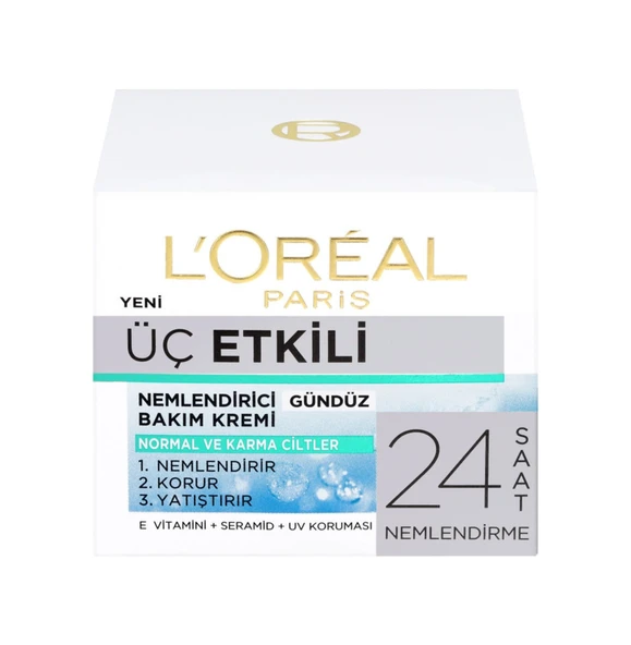 Loreal Paris Üç Etkili Nemlendirici Jel Krem 50 ML ürün görseli 1