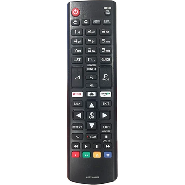Ugr Kl LG Netflıx-Amazon Tuşlu Lcd-Led Tv Kumanda (AKB75095308CAS65BN708) ürün görseli 1