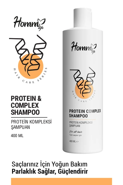 HOMM LIFE PROTEIN COMPLEX ŞAMPUAN 400 ML ürün görseli 1