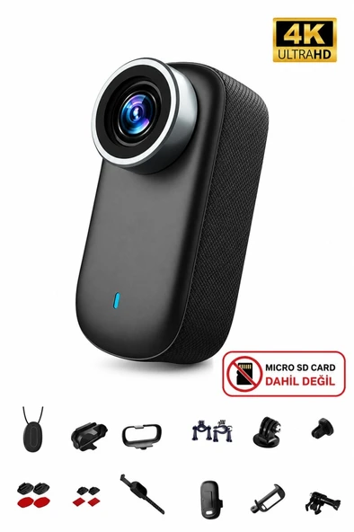 M11 Mini 4K Ultra HD WiFi Aksiyon Kamerası Geniş Açılı 1.5'' Ekranlı Manyetik Spor Kamerası ürün görseli 1