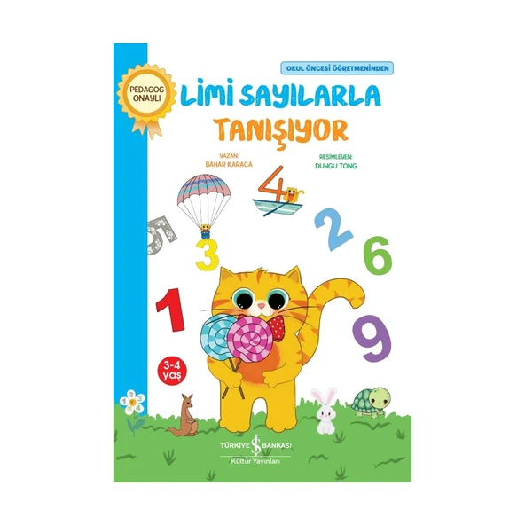 Limi Sayılarla Tanışıyor Eğitici Kitap Bahar Karaca 3 - 5 Yaş Okul Öncesi Türkiye Menşeli ürün görseli 1