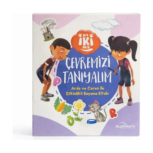 Çevremizi Tanıyalım Biz Ikimiz Arda ve Ceren Ile Etkinlikli Boyama Kitapları ürün görseli 1