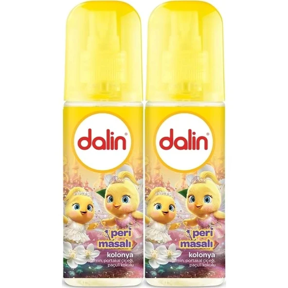Dalin Bebek Kolonyası 150ML Peri Masalı (Yasemin-Portakal Çiceği-Paçuli Kokulu) (2 Li Set) ürün görseli 1