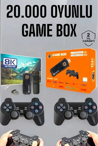 8k Premium 20.000 Oyunlu Gamebox Tv Uyumlu ürün görseli 1