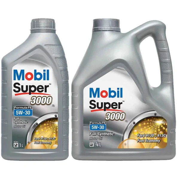 Mobil Super 3000 X1 Formula FE 5W30 Motor Yağı 4 L + 1 L ÜT:2026 ürün görseli 1