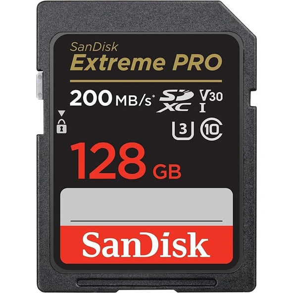 128GB SANDISK EXTREME PRO SDCX UHS-I SDSDXXD-128G-GN4IN ürün görseli 1