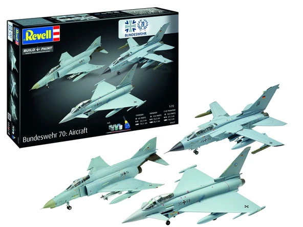Revell Gift Set 1:72 70 Years Bundeswehr Aircraft 5627 ürün görseli 1
