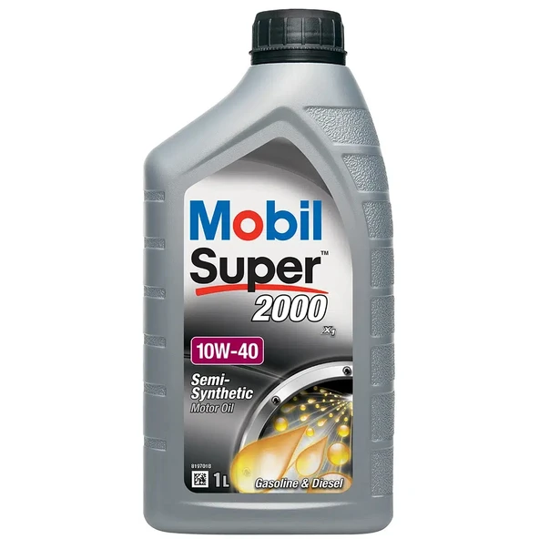 Mobil Super 2000 X1 10W40 Motor Yağı 1 L ÜT:2026 ürün görseli 1