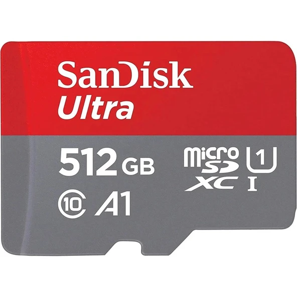 512GB SANDISK ULTRA UHS I MICROSD CARD 150MB/S SDSQUAC-512G-GN6MN ürün görseli 1