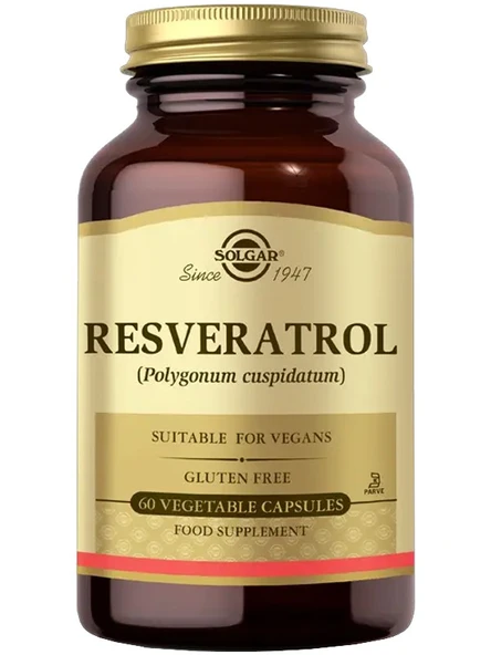 Solgar Resveratrol 60 Kapsül Vitamin ve Mineral ürün görseli 1