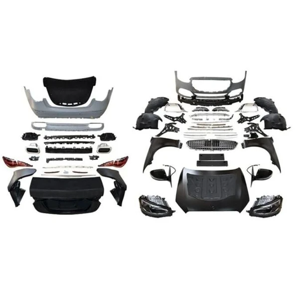 AUTOGP Mercedes w221 maybach dönüşüm body kit seti w223 model ürün görseli 1