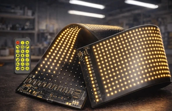 Eco Lounge 1 adet CATA CT 4568 Esnek Yapışkanl Matrix Led Panel 96X16 RGB ürün görseli 1