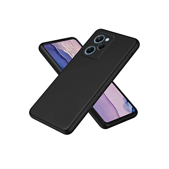 Xiaomi Poco X5 Pro 5g Nano İçi Kadife Silikon - Siyah ürün görseli 1