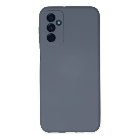 Samsung Galaxy M23 Kılıf Nano İçi Kadife Silikon - Gri ürün görseli 1
