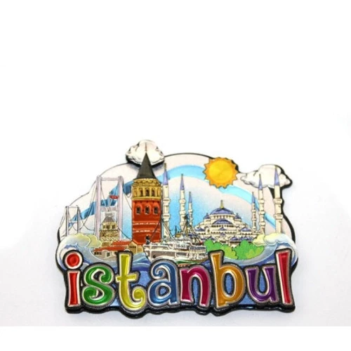 İstanbul Temalı Silikon Buzdolapı Süsü Magnet ürün görseli 1