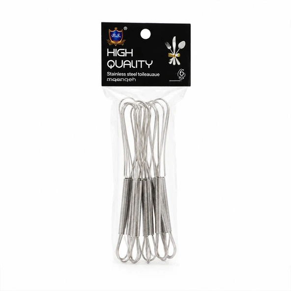6PCS MİNİ=13CM METAL ÇIRPICI (5250) - Resim 2