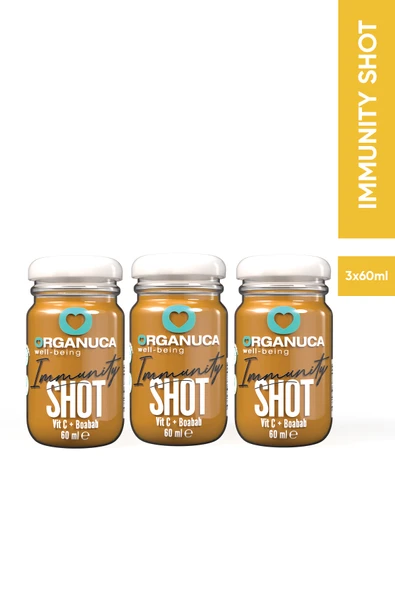 Organuca 3lü Immunıty Shot 60ml (C vitamini + Baobab 1000 mg) ürün görseli 1