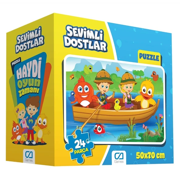 Games Sevimli Dostalar Puzzle 24 Parça ürün görseli 1