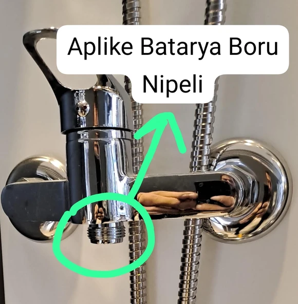 APLİKE BATARYA BORU NİPELİ ( 3/4 - 3/8 ) - Resim 6