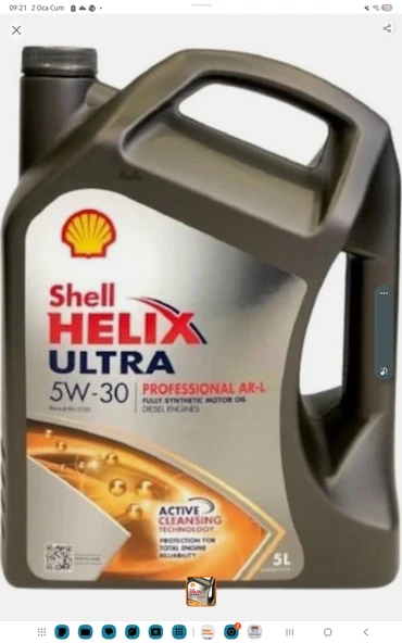 Shell Helix Ultra Ect Multi 5W-30 5 lt Motor Yağ - Resim 3