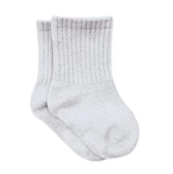 Bistyle 6'Lı Basic Penye Soket Çorap 10101 Gri ürün görseli 1