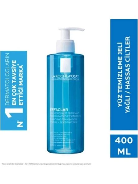 Effaclar Yağlı Ve Akneye Eğilimli Ciltler İçin Yüz Temizleme Jeli 400 ml ürün görseli 1