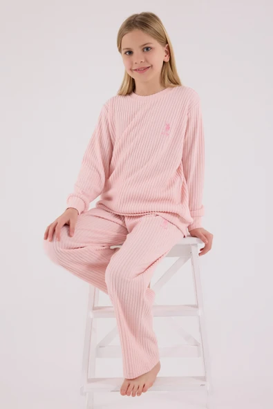 U.S. Polo Assn Eşofman Takımı US2328-4 Açık Pembe ürün görseli 1