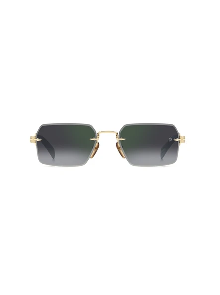David Beckham DB 7109/S PEF NU Erkek Güneş Gözlüğü – Çerçevesiz Gold Green Tasarım | Siyah Degrade Cam | UV400 Koruma ürün görseli 1