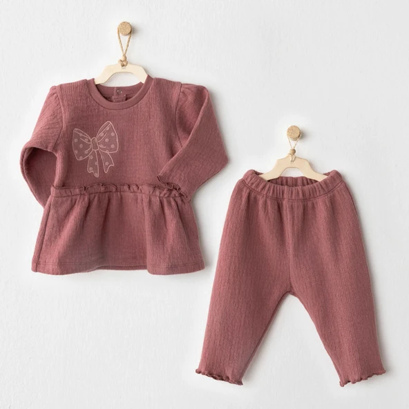 Andywawa AC26204 Casual 2'li Takım Dusky Rose ürün görseli 1