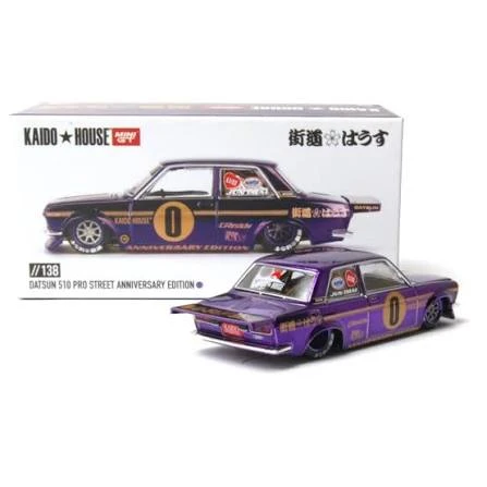 MİNİ GT 1:64 KAİDO HOUSE DATSUN 510 PRO STREET ANNIVERSARY EDITION ürün görseli 1