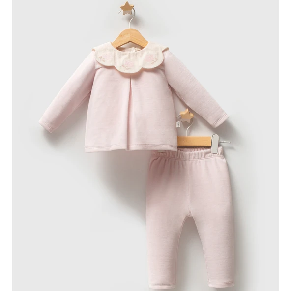 Tongs Baby Etamine 2'li Takım 5681 Pembe ürün görseli 1