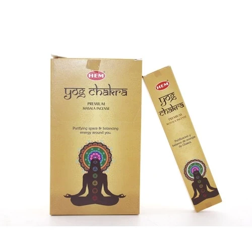 Hem Yog Chakra Masala Aromalı Çubuk Tütsü ürün görseli 1