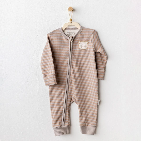 Andywawa AC25184 Bear Time Bebek Tulum Beige ürün görseli 1