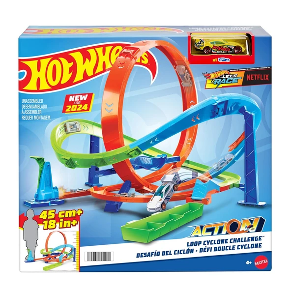 Hot Wheels Bumerang Çemberli Yarış Pisti HTK16 ürün görseli 1