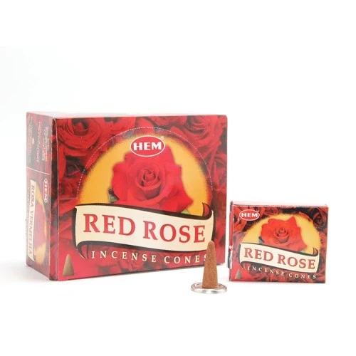 Red Rose Aromalı Konik Tütsü ürün görseli 1