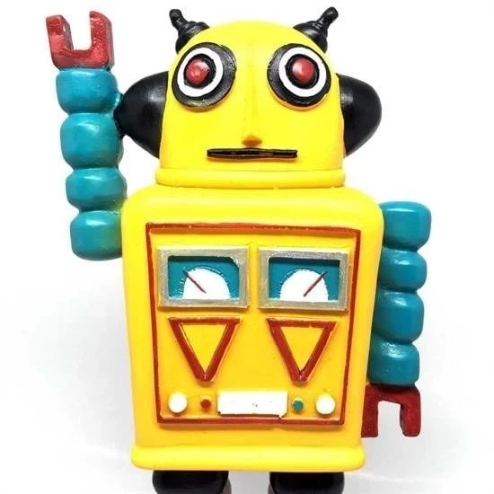 Decotown Nostaljik Sevimli Uzaylı Robot Şeklinde Figür Biblo ürün görseli 1